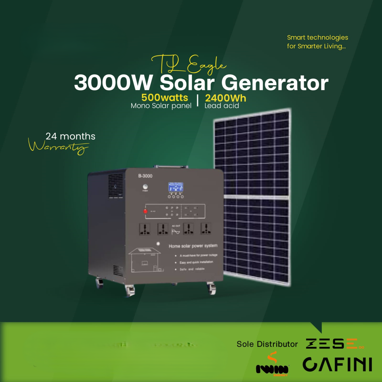 TL Eagle 3000W Solar Generator
