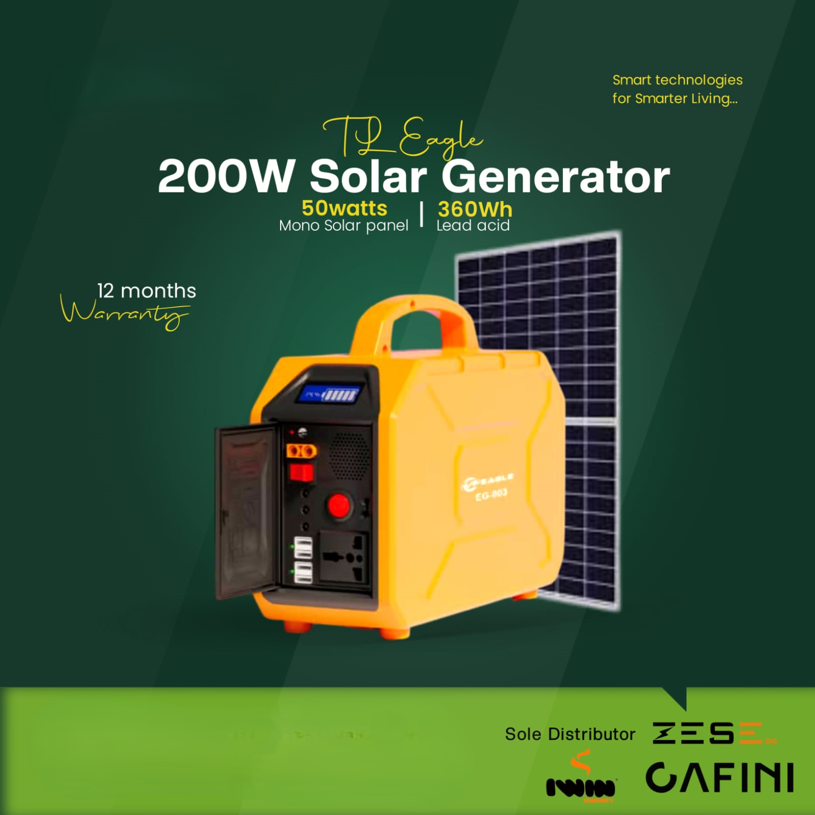 TL Eagle 200W Solar Generator
