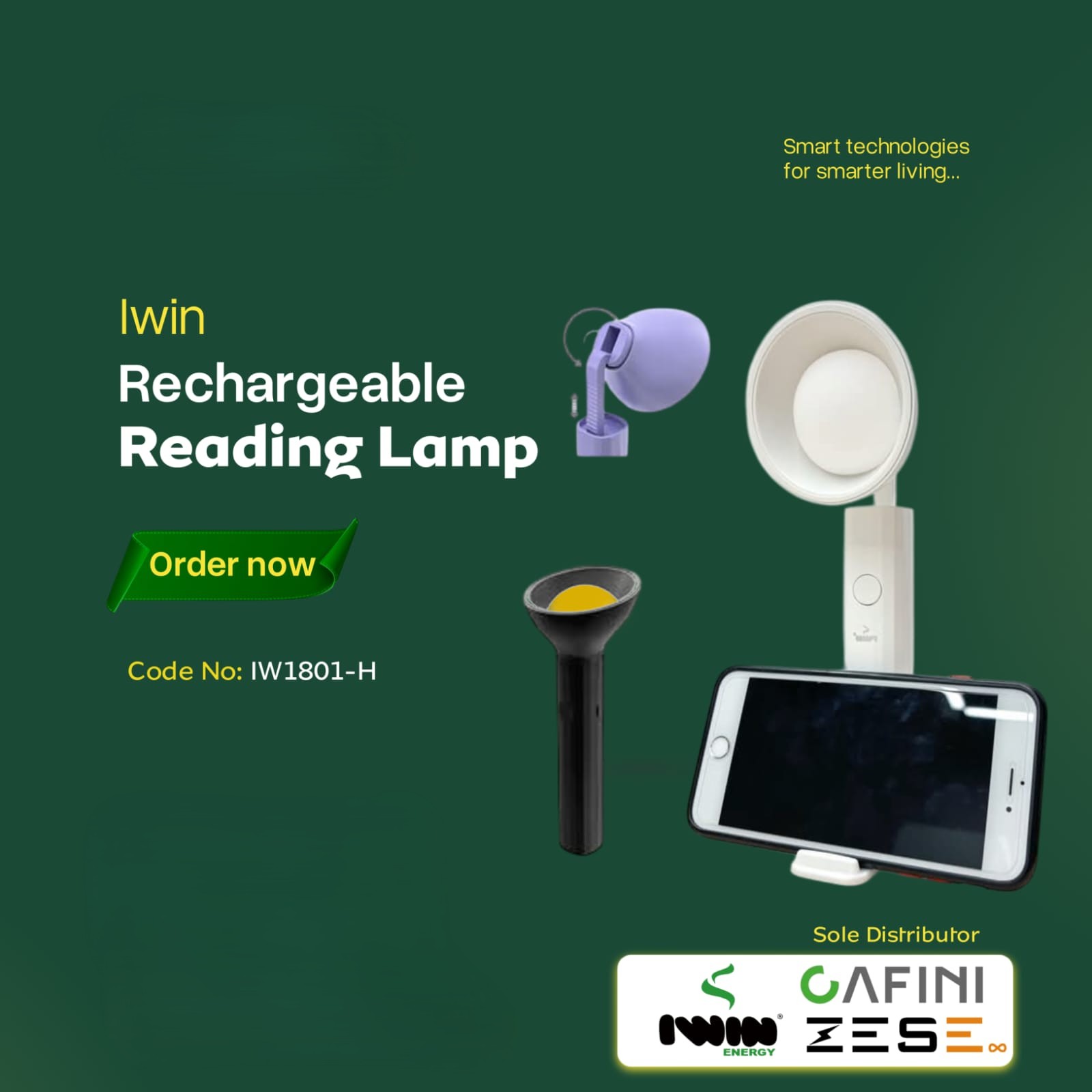 Rechargeable Reading Lamp