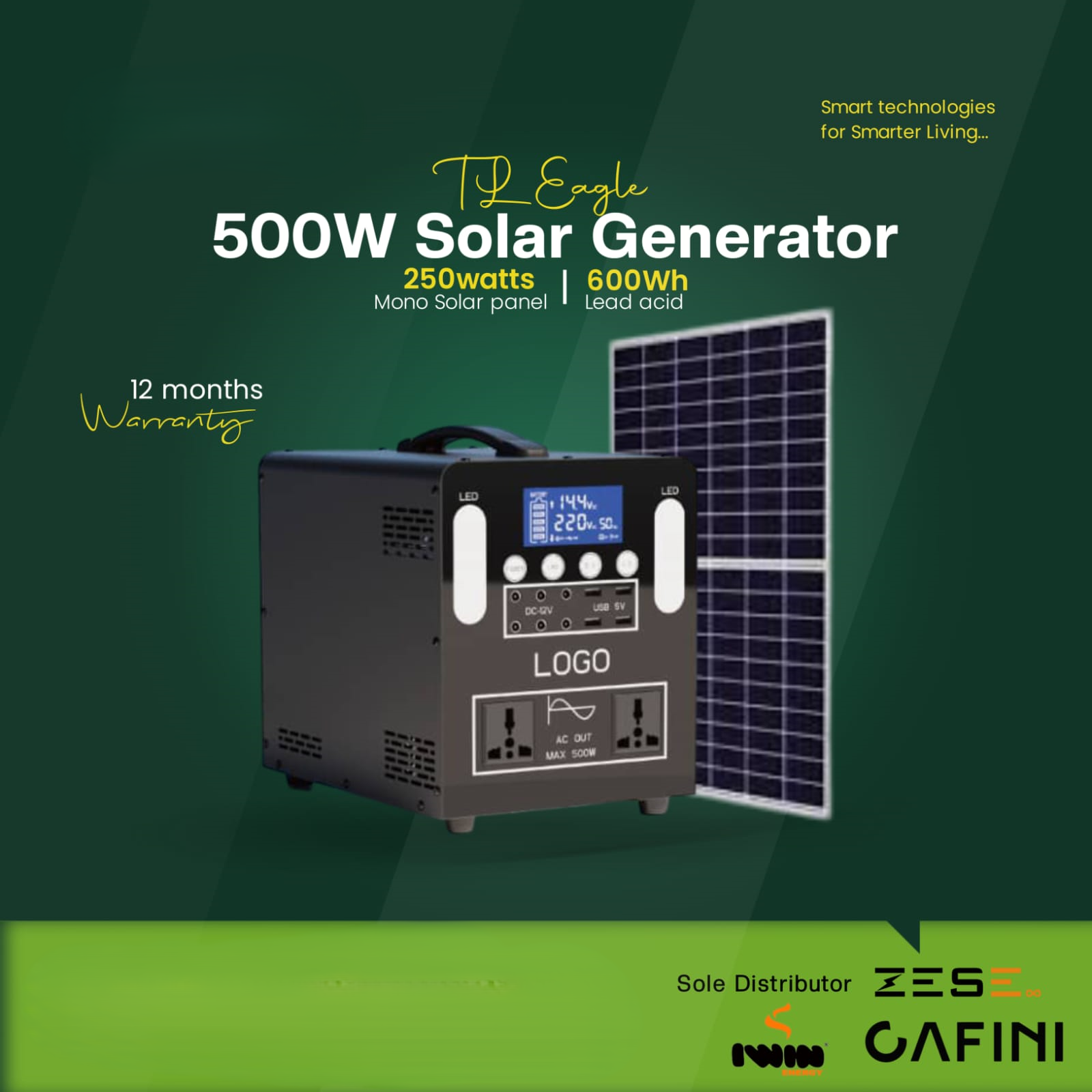 TL Eagle 500W Solar Generator