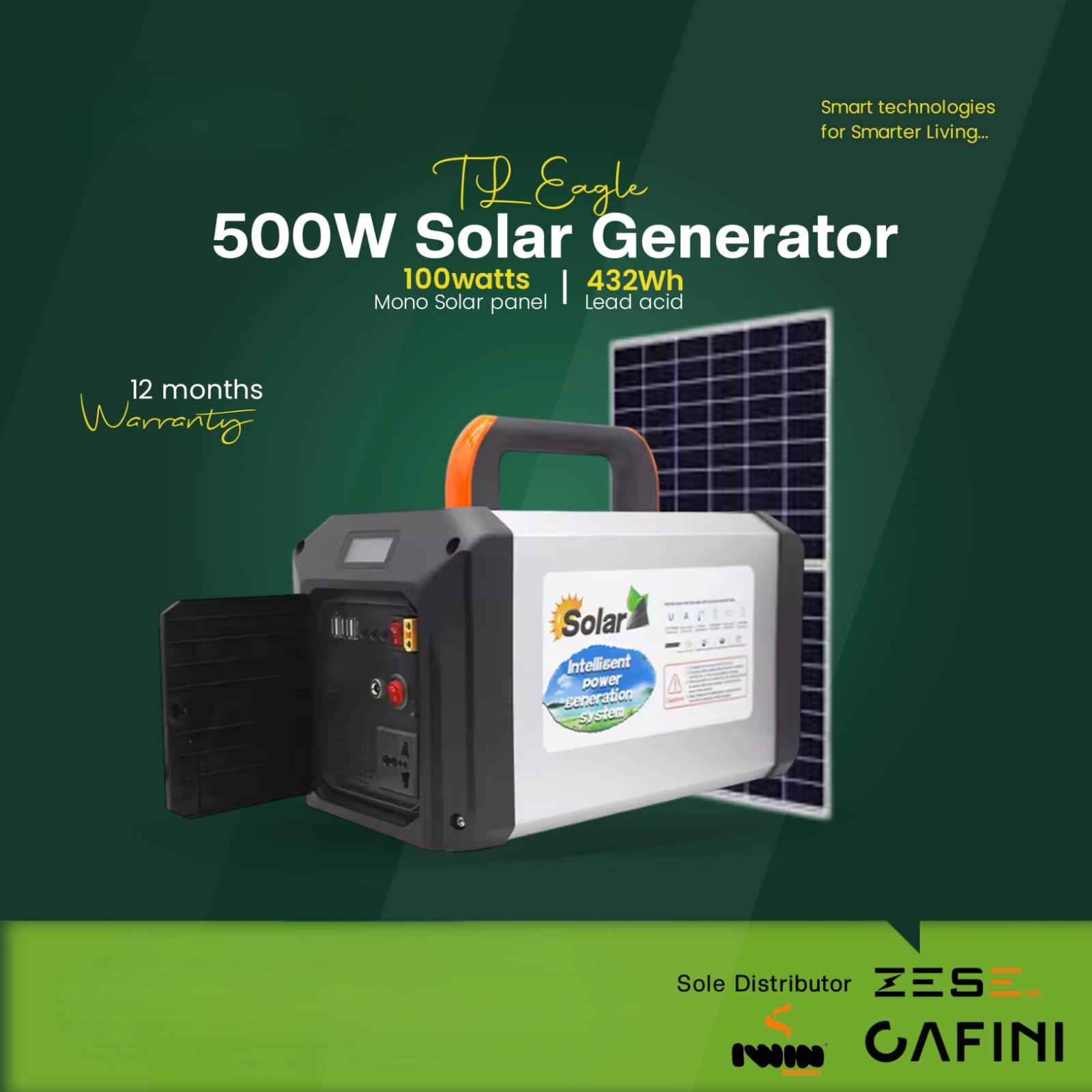 TL Eagle 500W Solar Generator