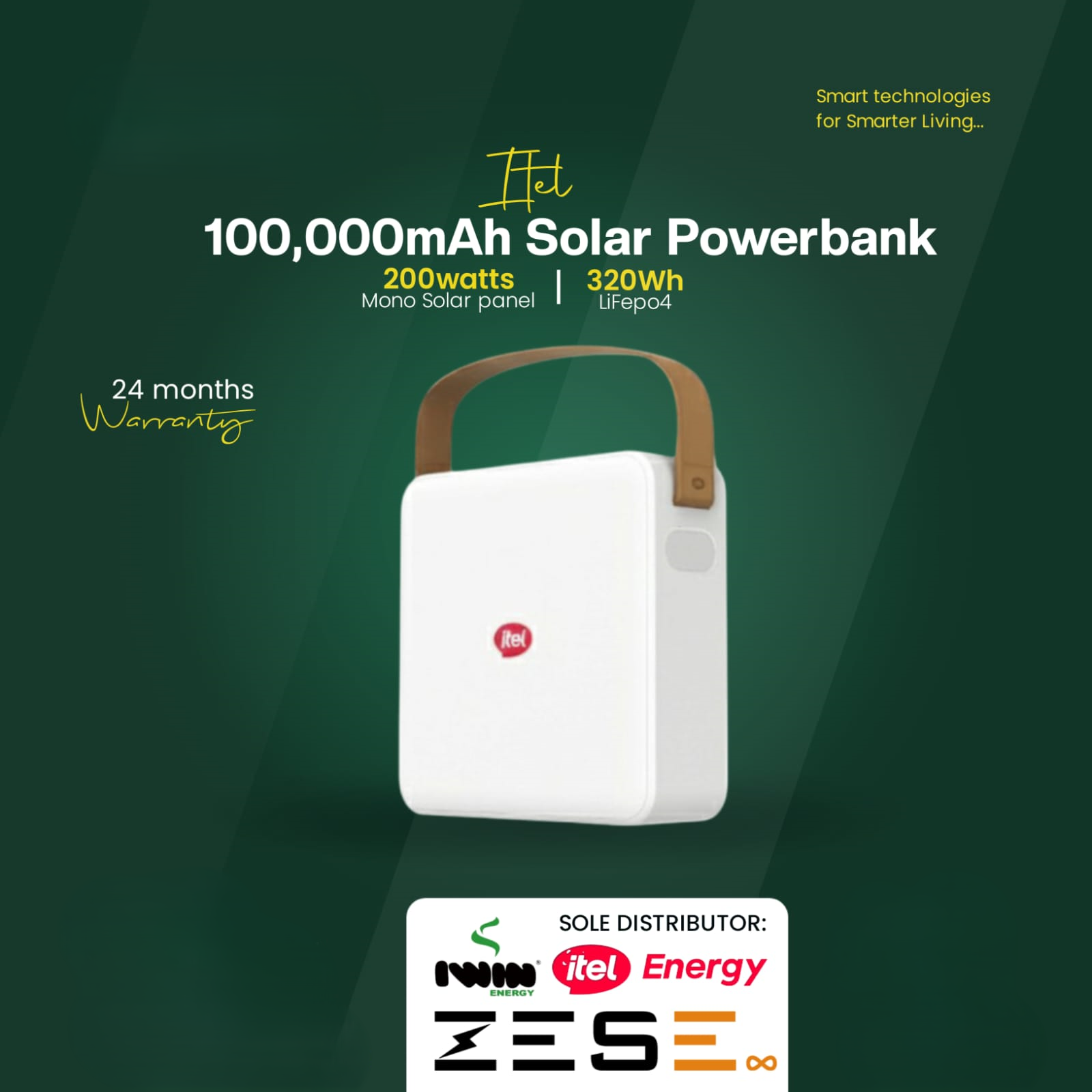 ITEL 100,000mAh Power Bank
