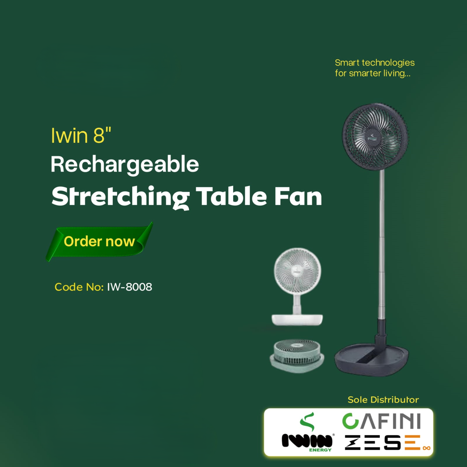 Iwin Stretching Table Fan