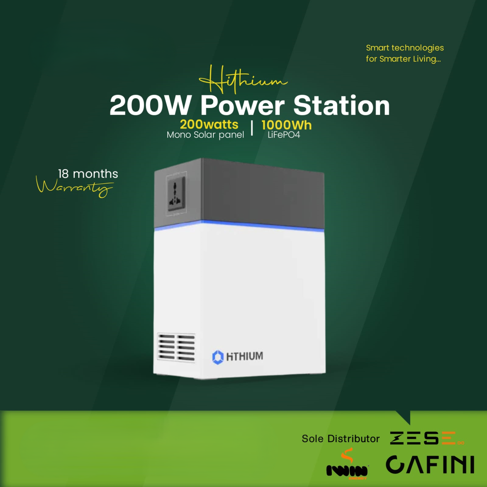 Hithium 200W Solar Generator